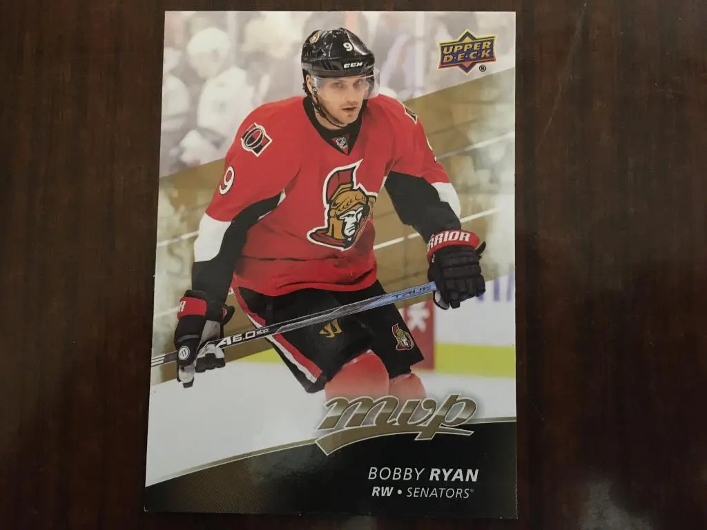 Хоккей Карточка Bobby Ryan-Бобби Райан Ottawa Senators-Оттава Сенаторз НХЛ/NHL