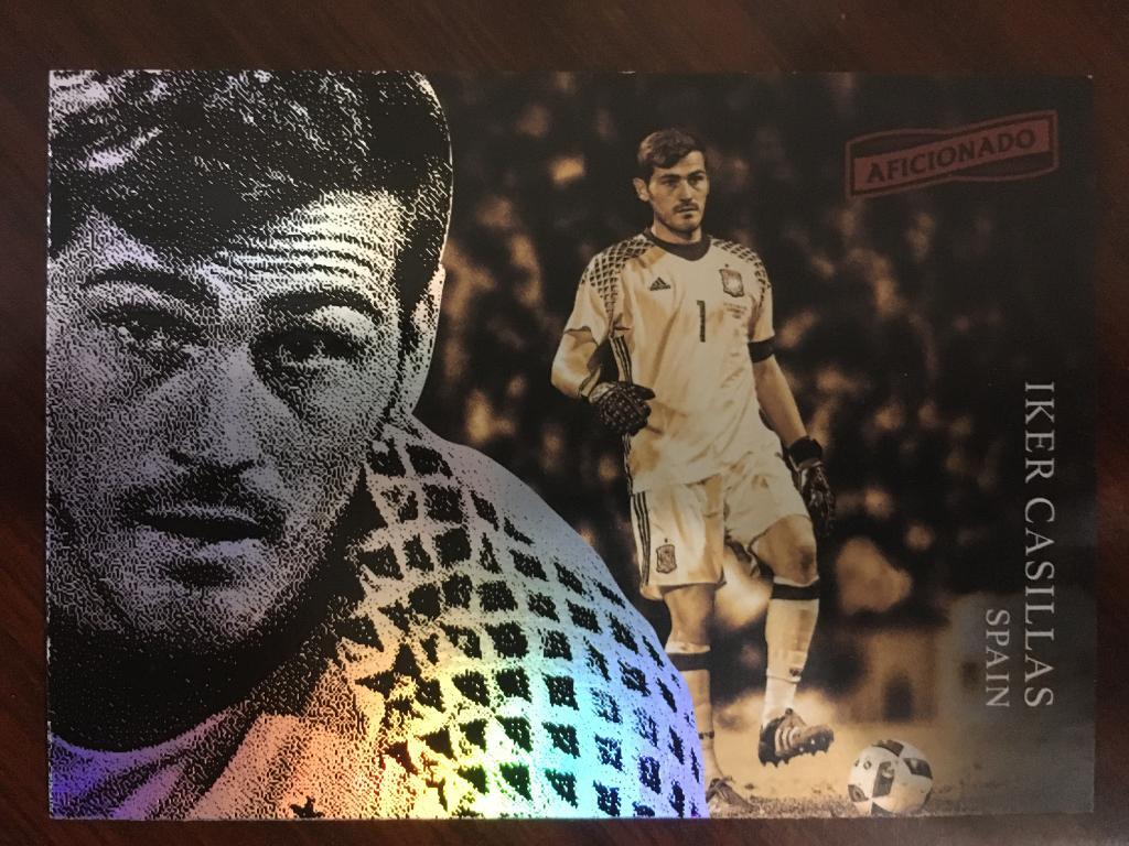 Футбол. Карточка Iker Casillas - Икер Касильяс Порту, Реал Мадрид Panini-Панини
