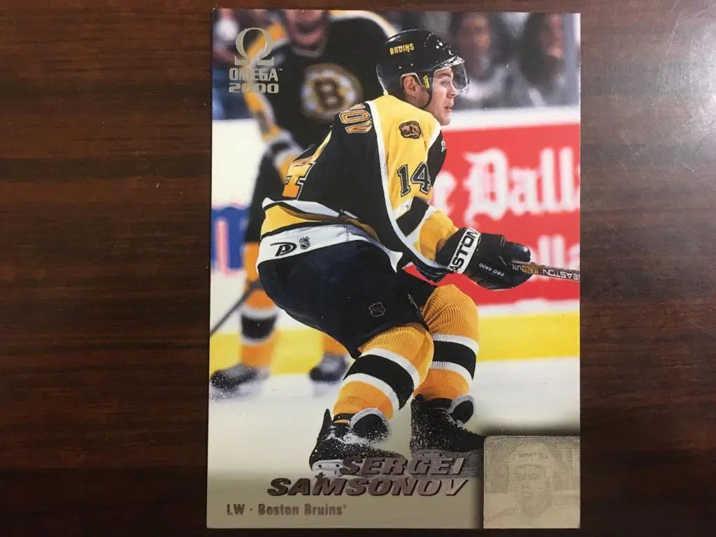 Карточка НХЛ - Samsonov - Сергей Самсонов Boston - Бостон, ЦСКА, Динамо Москва