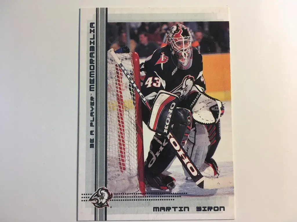 Хоккей Карточка Martin Biron-Мартин Бирон Buffalo Sabres -Баффало Сейбрз НХЛ/NHL