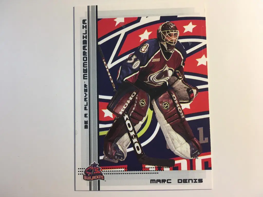 Хоккей. Карточка Marc Denis - Марк Дэни Colorado Avalanche - Колорадо НХЛ/NHL