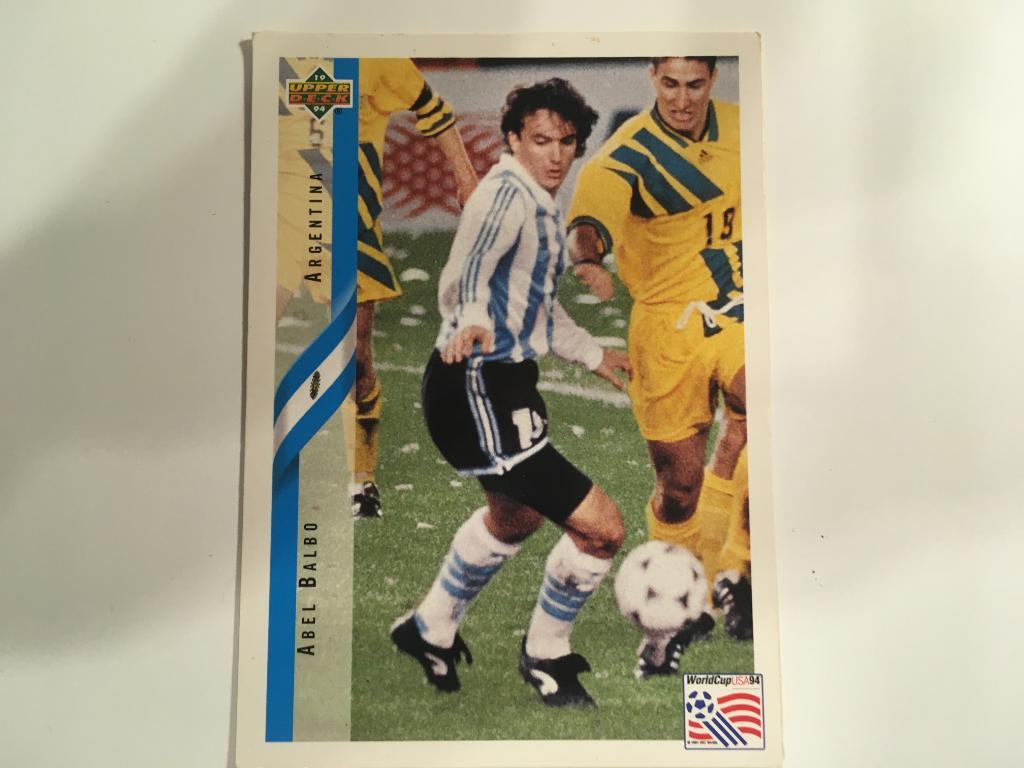 Футбол. Карточка Abel Balbo - Бальбо Аргентина - Argentina