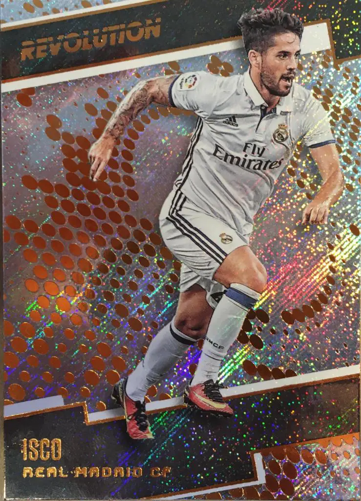 Футбол. Карточка Isco / Иско Реал Мадрид, Малага, Севилья Panini/Панини 2017