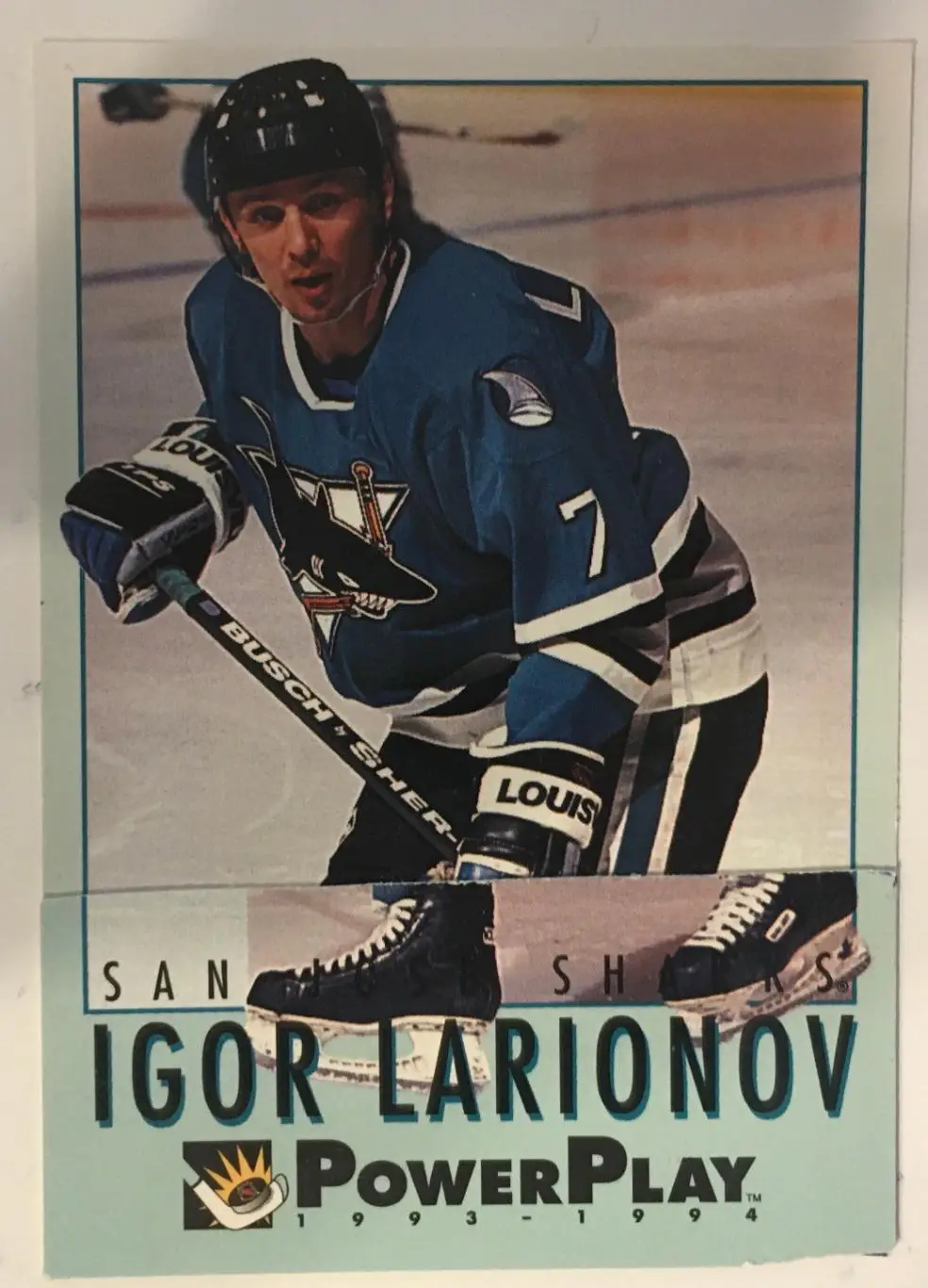 Хоккей. Карточка Игорь Ларионов Сан-Хосе , Химик, ЦСКА Москва НХЛ/NHL