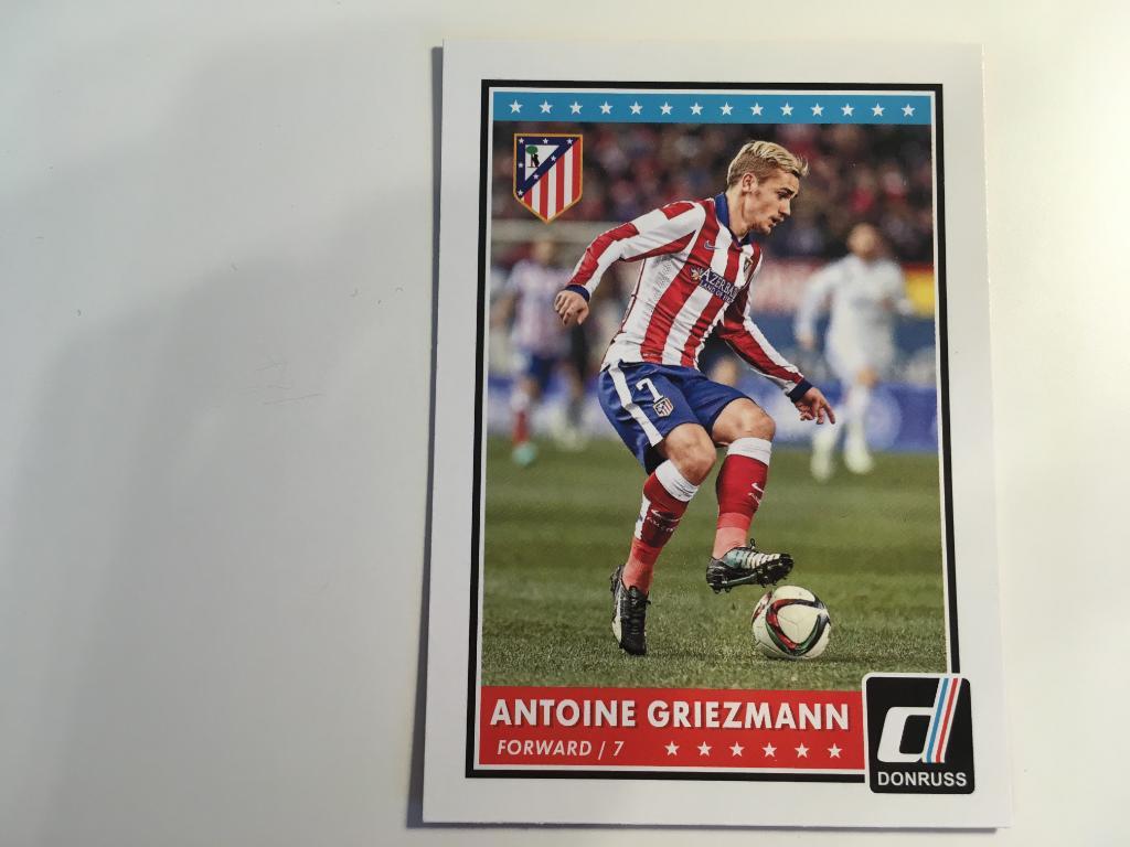 Футбол. Карточка Antoine Griezmann-Антуан Гризманн Атлетико Мадрид Panini 2015