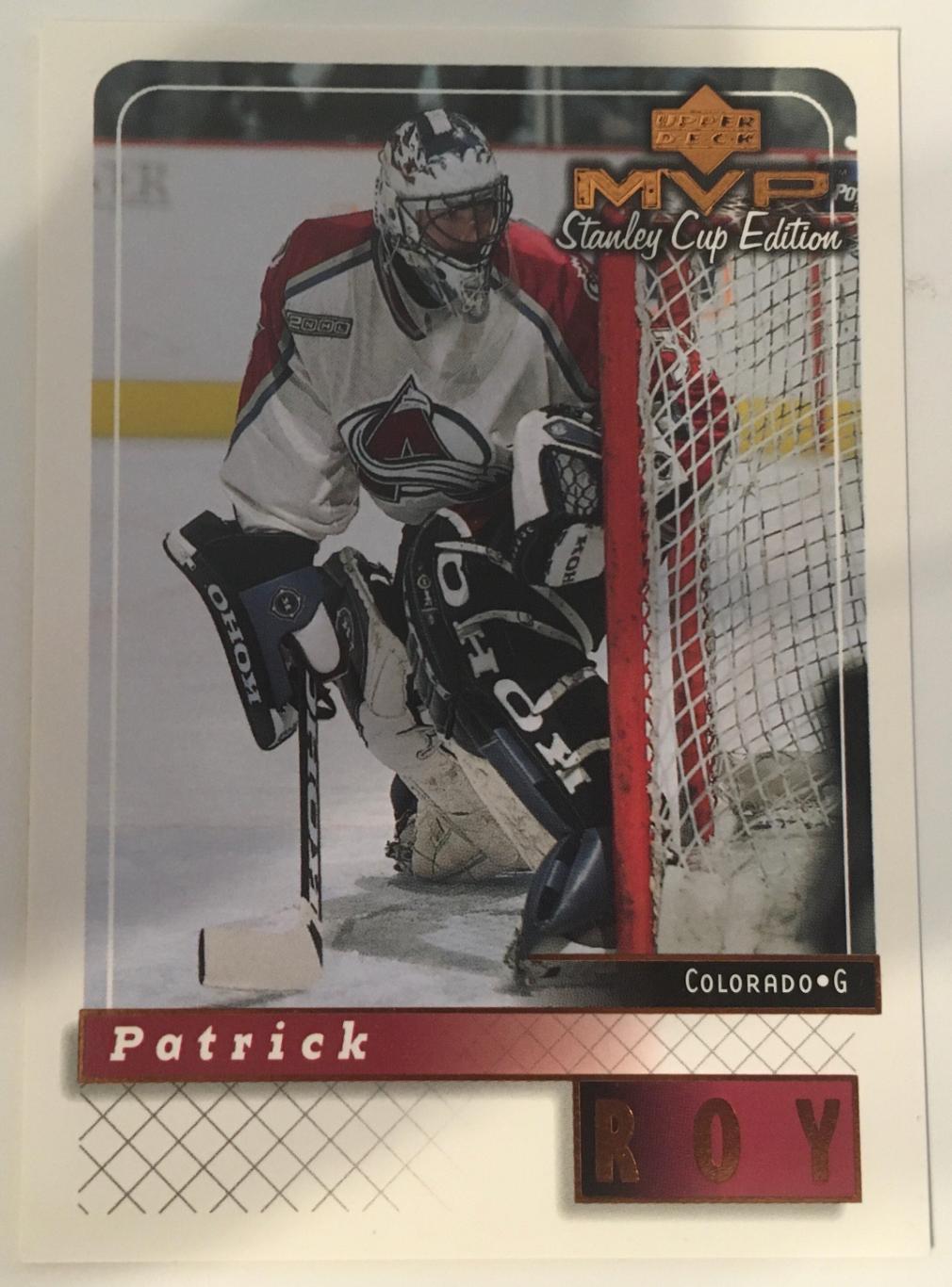 Хоккей. Карточка Patrick Roy - Патрик Руа Colorado Avalanche - Колорадо НХЛ/NHL
