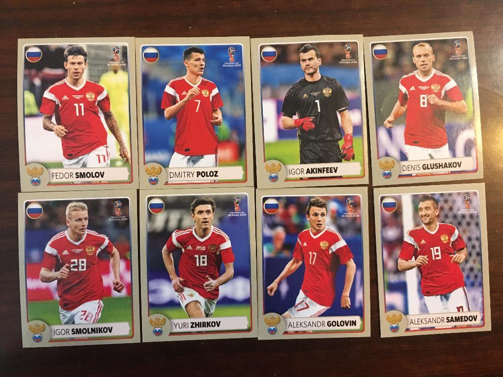 Наклейка альбома PANINI Чемпионат Мира 2018 - 8 Экстра стикеров МсDonald