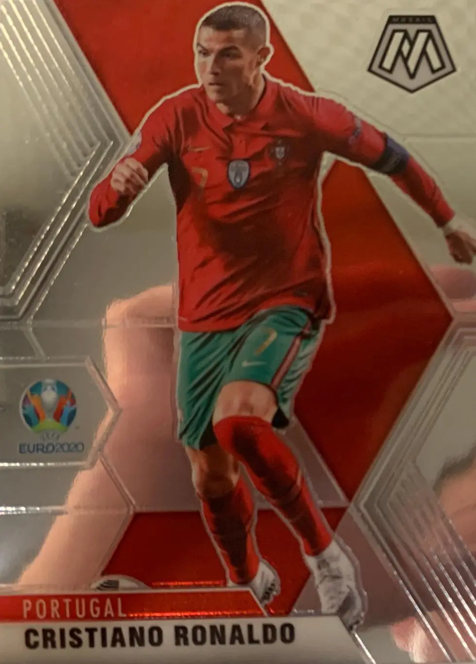 Футбол. Карточка Криштиану Роналду Португалия, Реал Мадрид Евро/Euro 2020