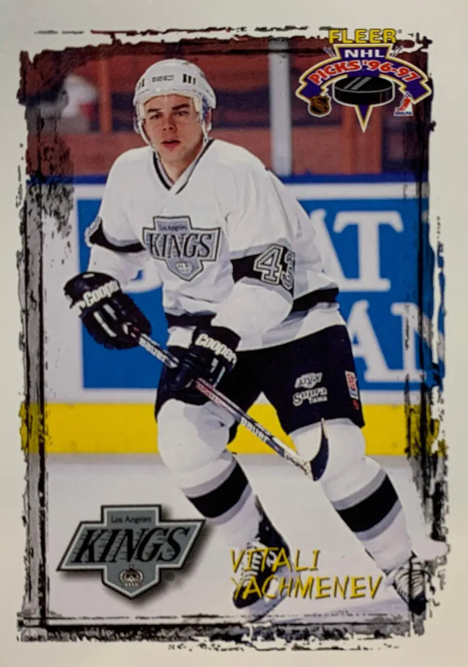 карточки НХЛ - Vitali Yachmenev-(Виталий Ячменев) Лос - Анжелес Кингс, Трапктор