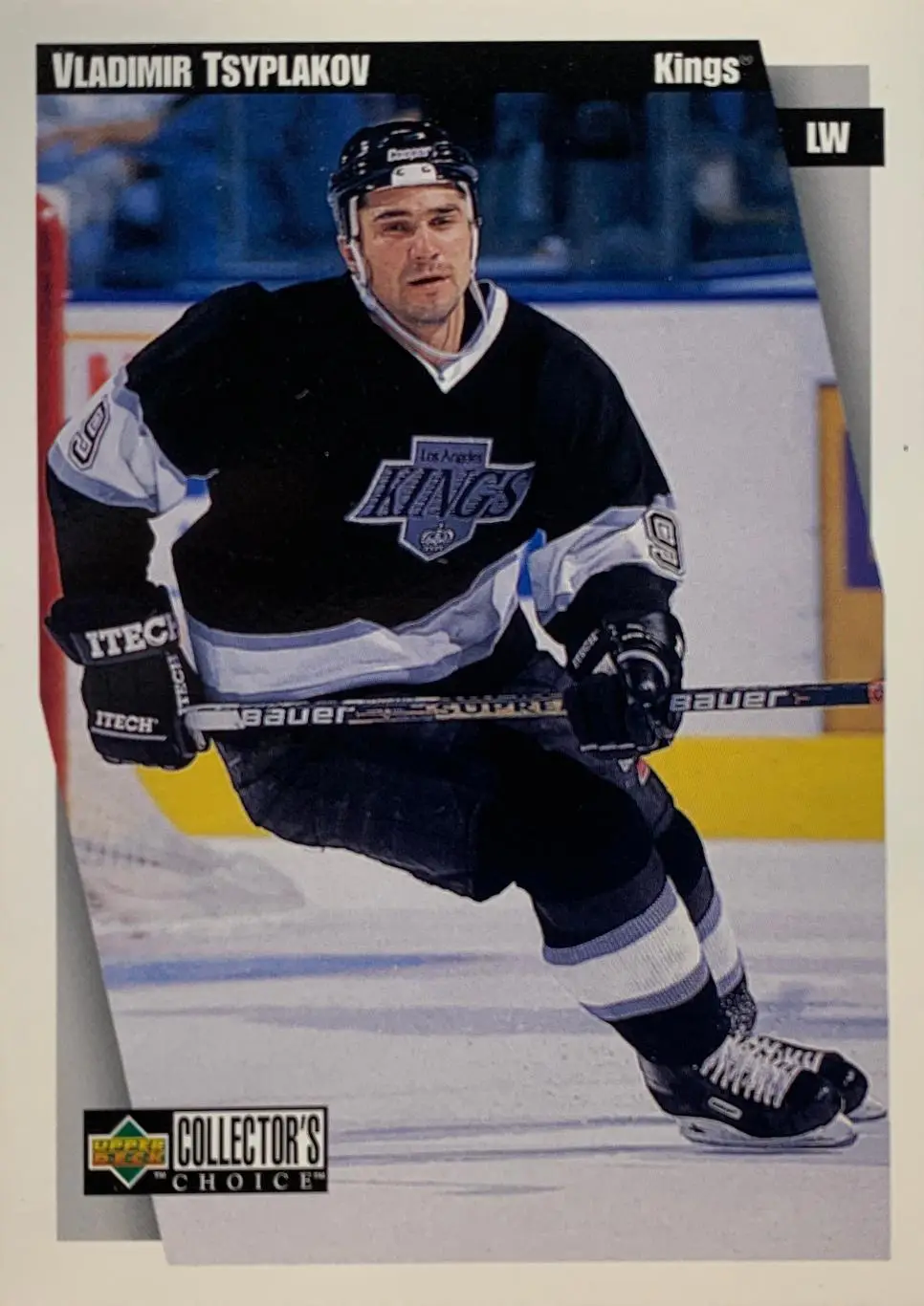 карточка. Владимир Цыплаков Лос-Анжелес Кингз Ярославль Минск Казань ЦСКА Омск