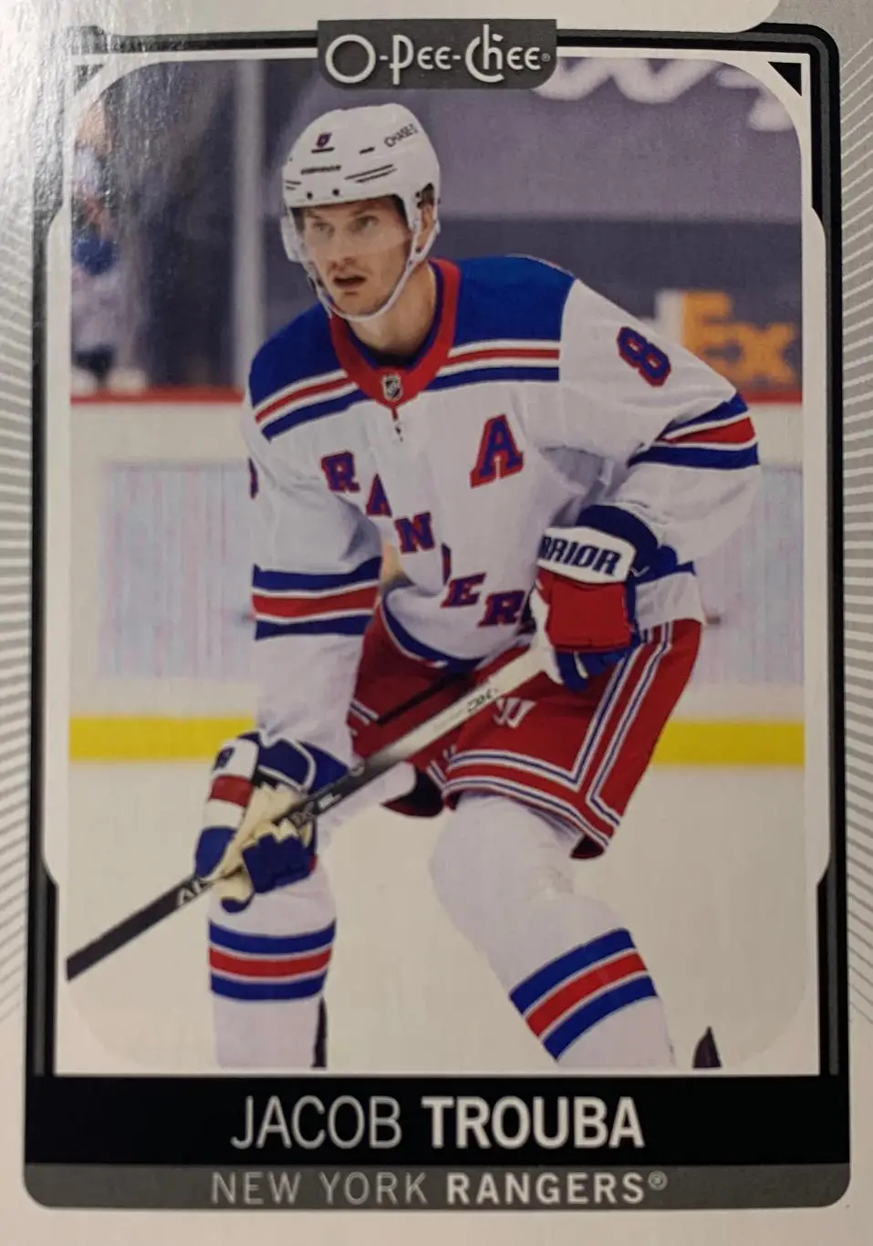 Хоккей. Карточка Jacob Trouba/Джейкоб Труба (New York Rangers-Рейнджерс) НХЛ