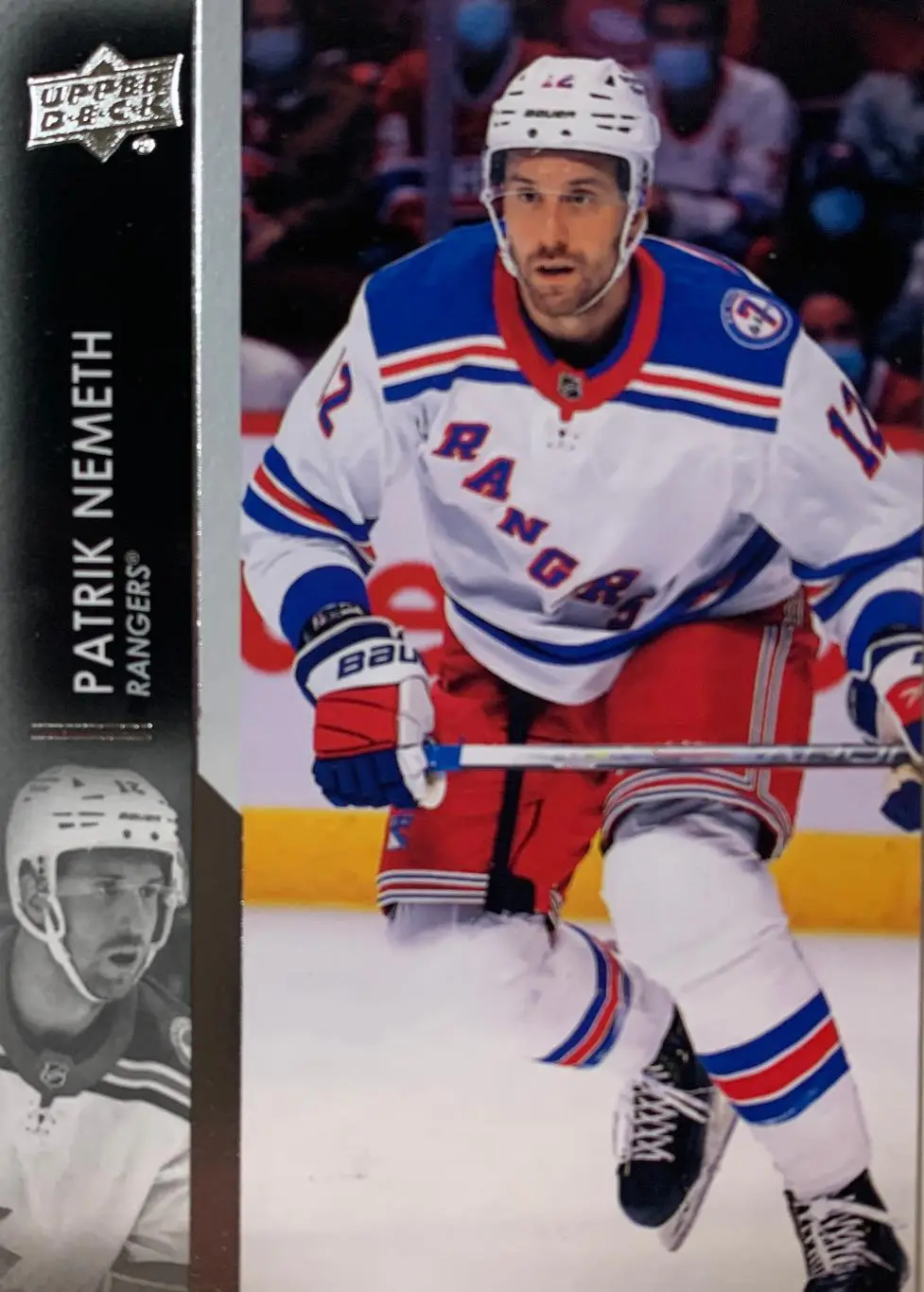 Хоккей. Карточка Patrik Nemeth - Патрик Немет New York Rangers/Рейнджерс НХЛ/NHL