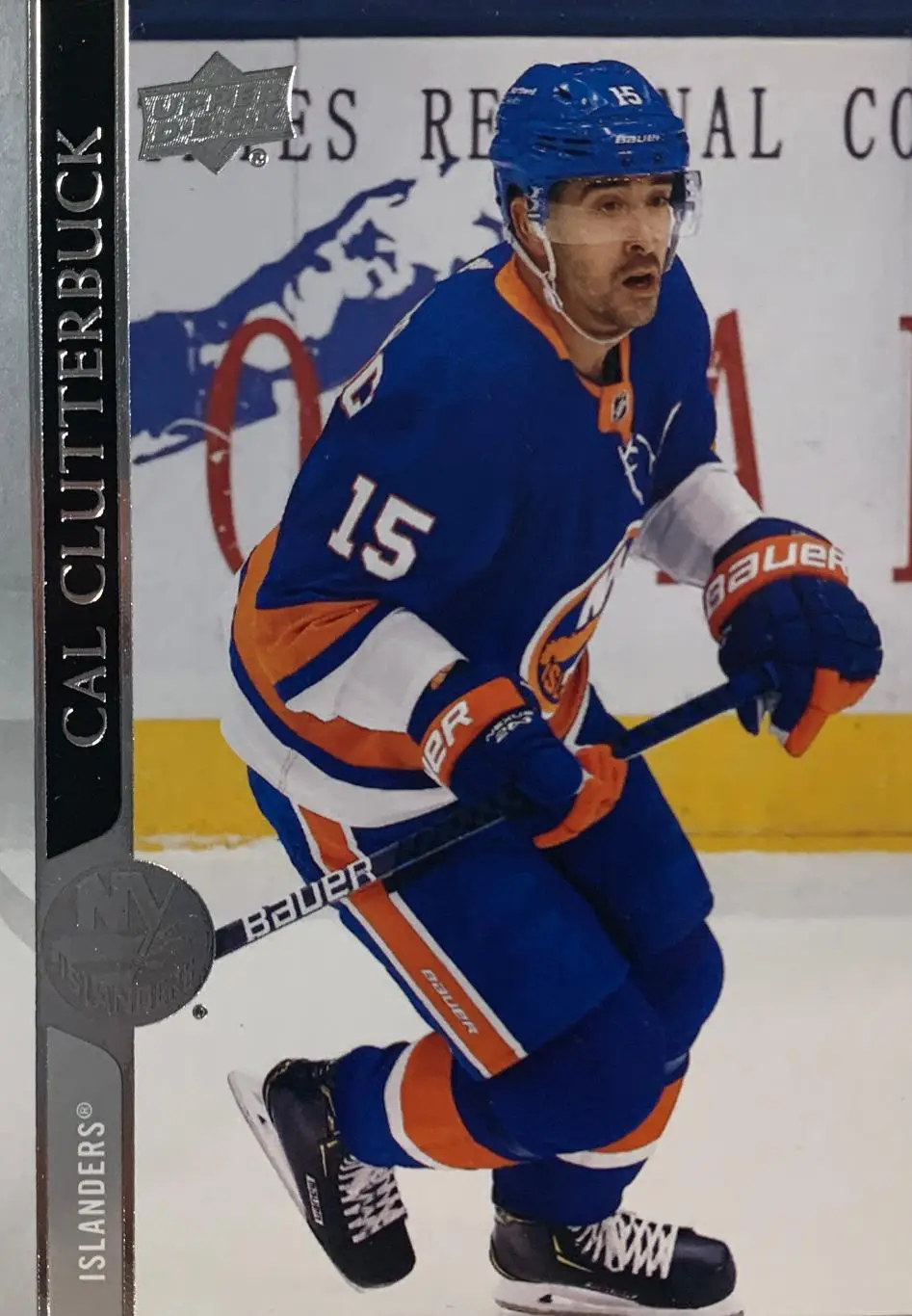 Хоккей. Карточка Cal Clutterbuck - Кэл Клаттербак - New York Islanders НХЛ/NHL