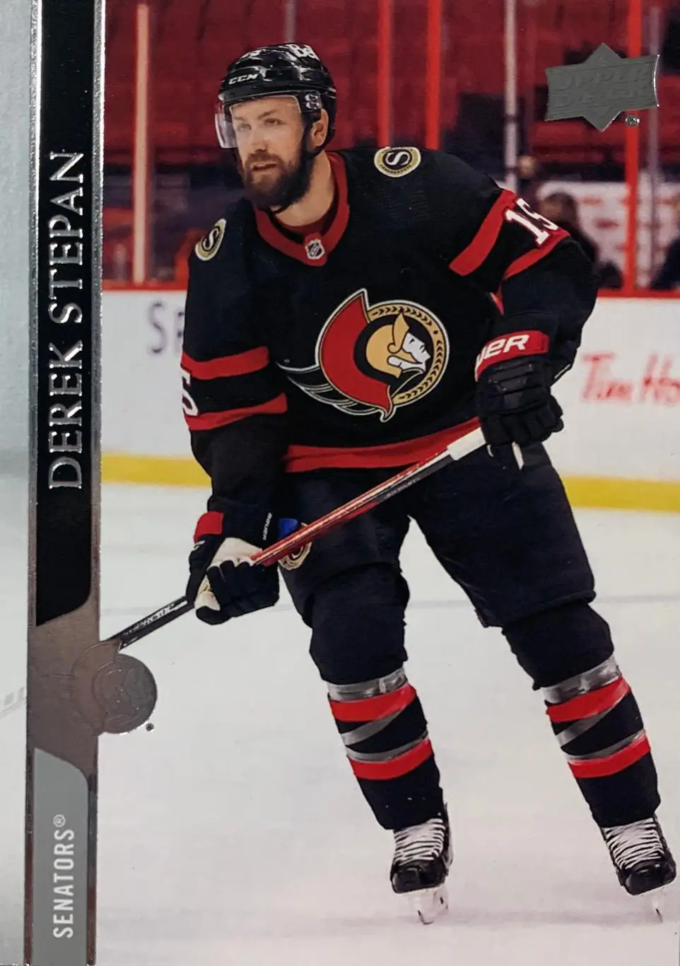 Хоккей. Карточка Derek Stepan - Дерек Степан Ottawa Senators - Оттава НХЛ/NHL