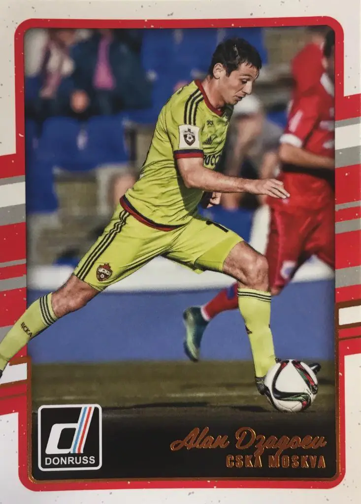 Футбол. Карточка Alan Dzagoev / Алан Дзагоев ЦСКА Москва Panini/Панини 2016-17