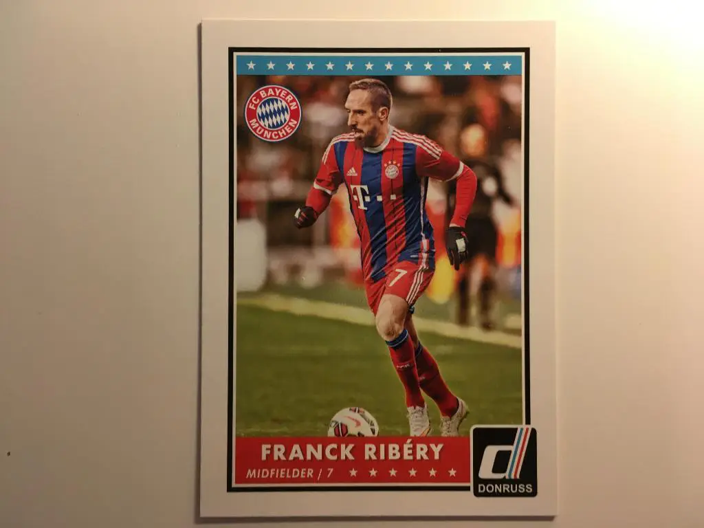 Футбол. Карточка Franck Ribery - Франк Рибери Бавария Мюнхен PANINI/ПАНИНИ 2015