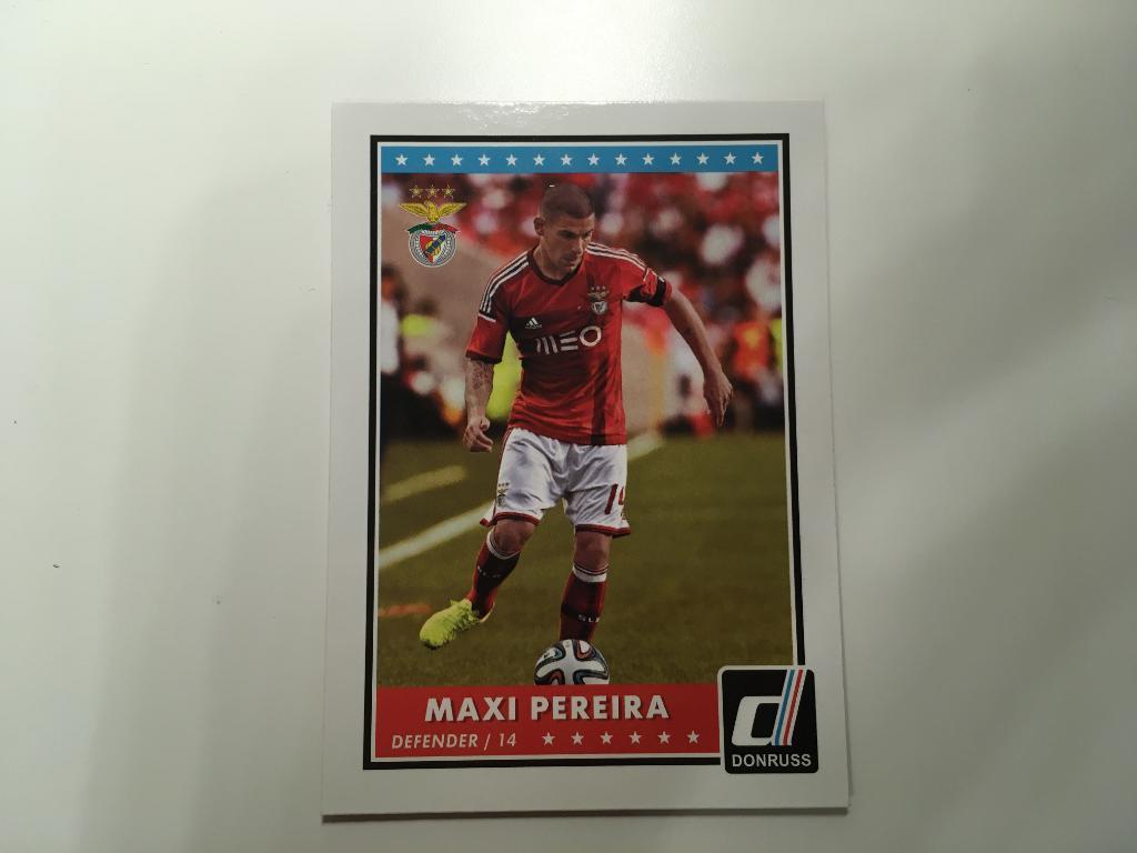 Футбол. Карточка Maxi Pereira - Макси Перейра Benfica-Бенфика Panini-Панини 2015