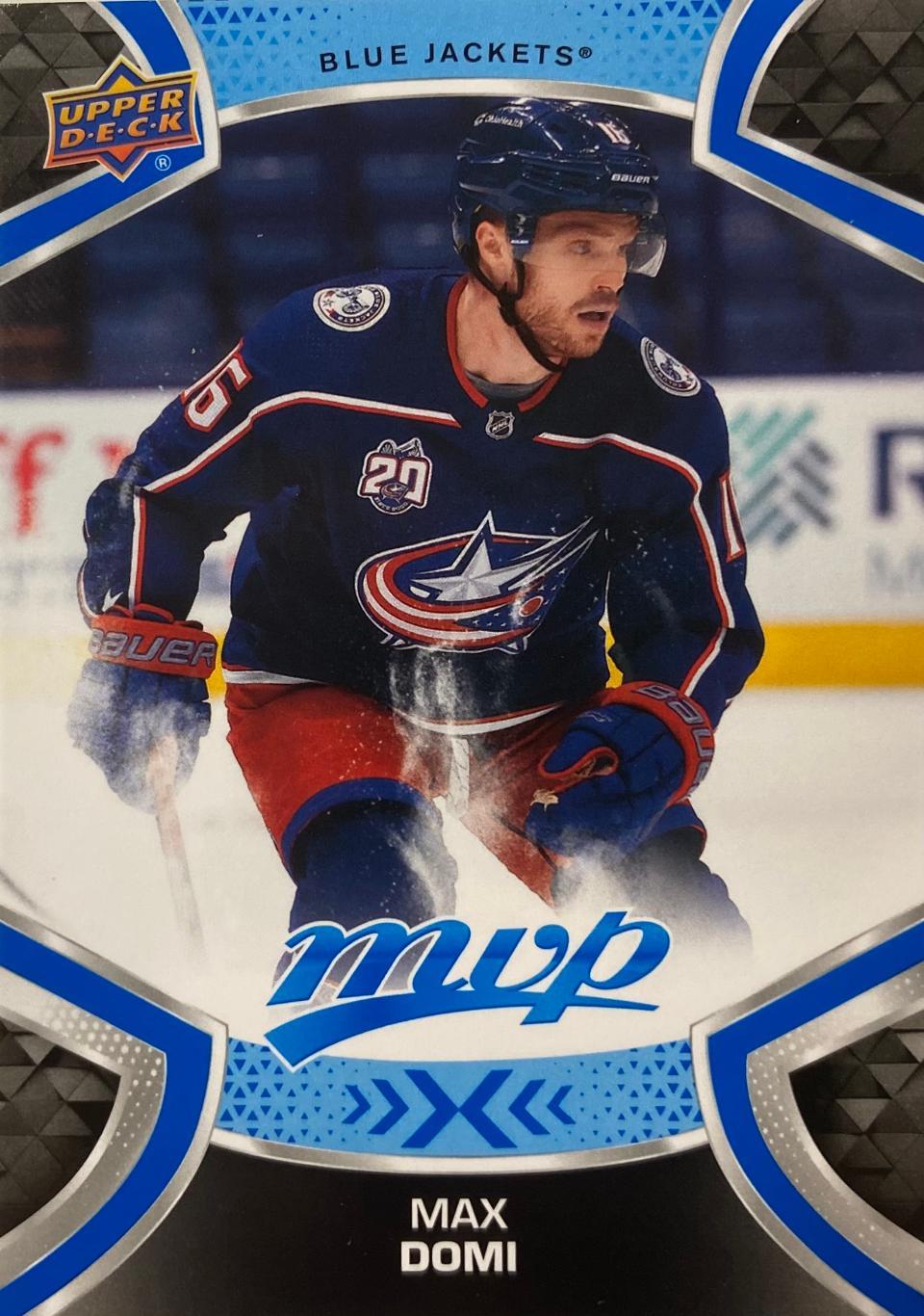 Хоккей. Карточка Max Domi / Макс Доми (Columbus Blue Jackets / Коламбус) НХЛ/NHL