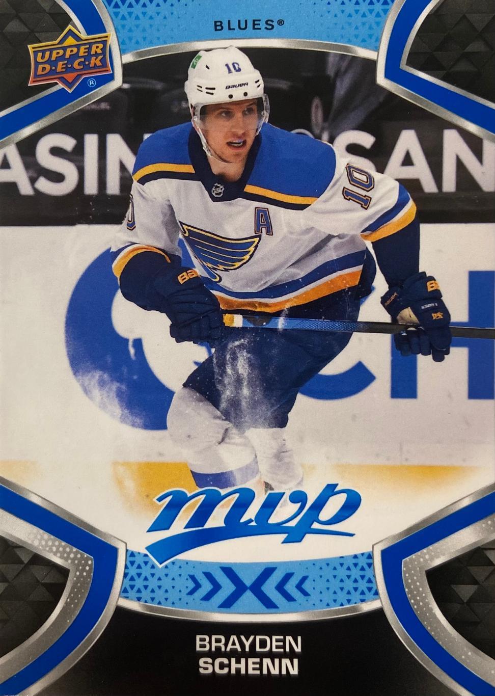 Хоккей. Карточка Brayden Schenn/Брэйден Шенн (St. Louis Blues/Сент-Луис) НХЛ/NHL