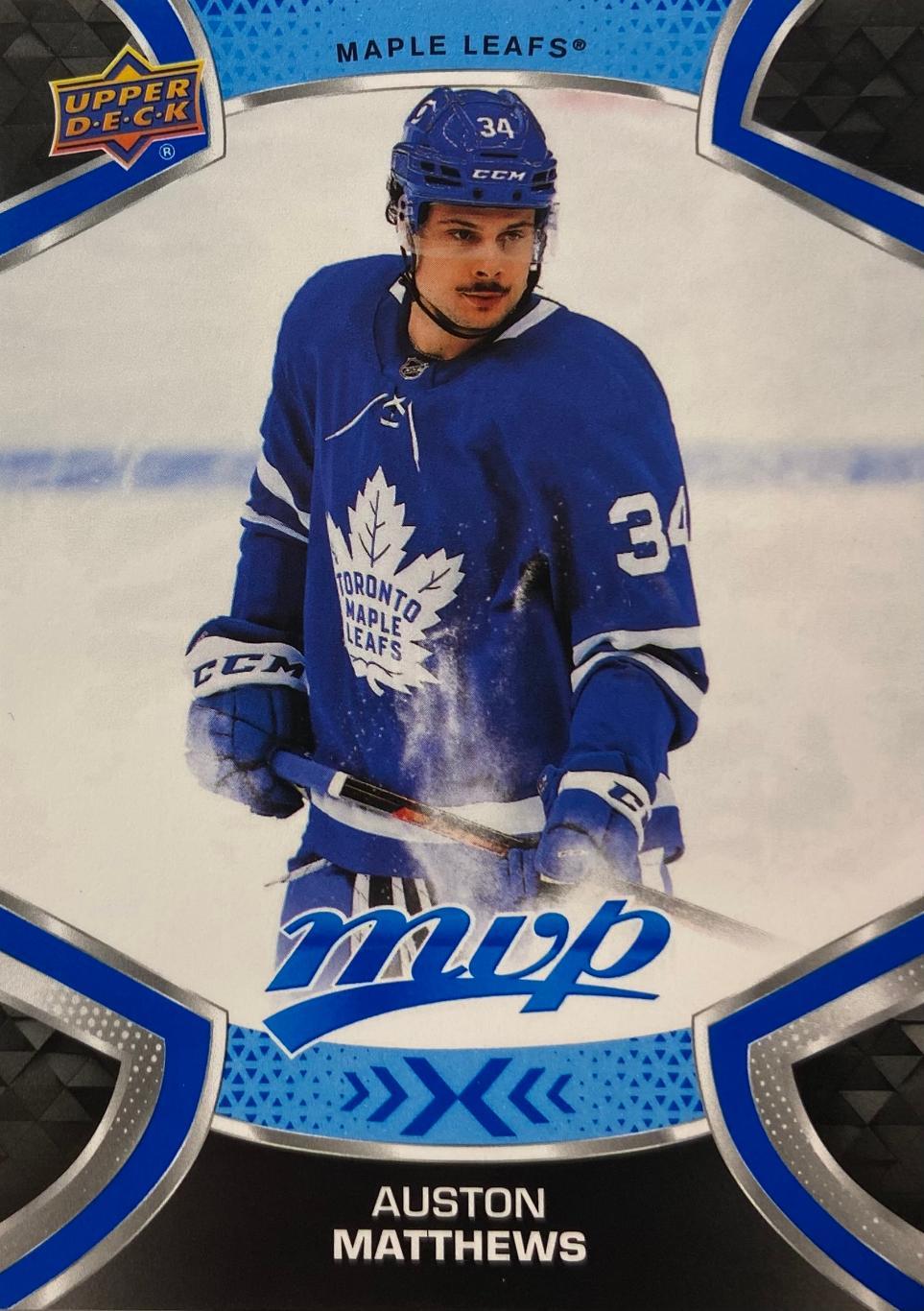 Хоккей. Карточка Auston Matthews - Остон Мэттьюс Toronto Maple Leafs НХЛ/NHL