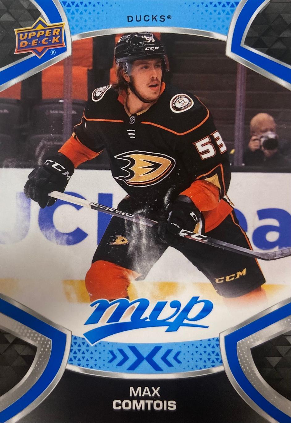 Хоккей. Карточка Maxime Comtois-Максим Комтуа Anaheim Ducks-Анахайм Дакс НХЛ/NHL