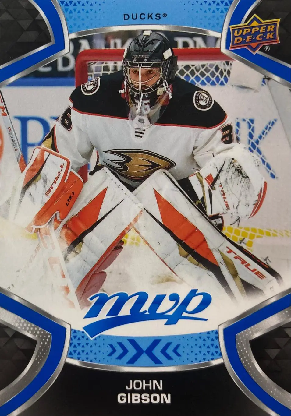 Хоккей. Карточка John Gibson - Джон Гибсон Anaheim Ducks - Анахайм Дакс НХЛ/NHL