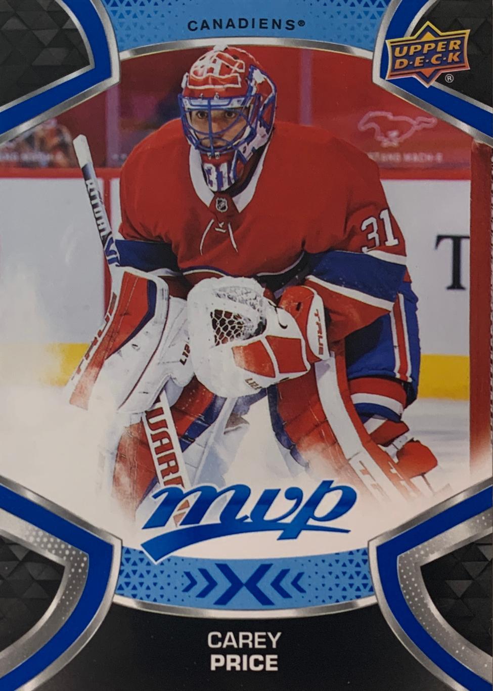 Хоккей. Карточка Carey Price - Кэри Прайс Montreal Canadiens - Монреаль НХЛ/NHL