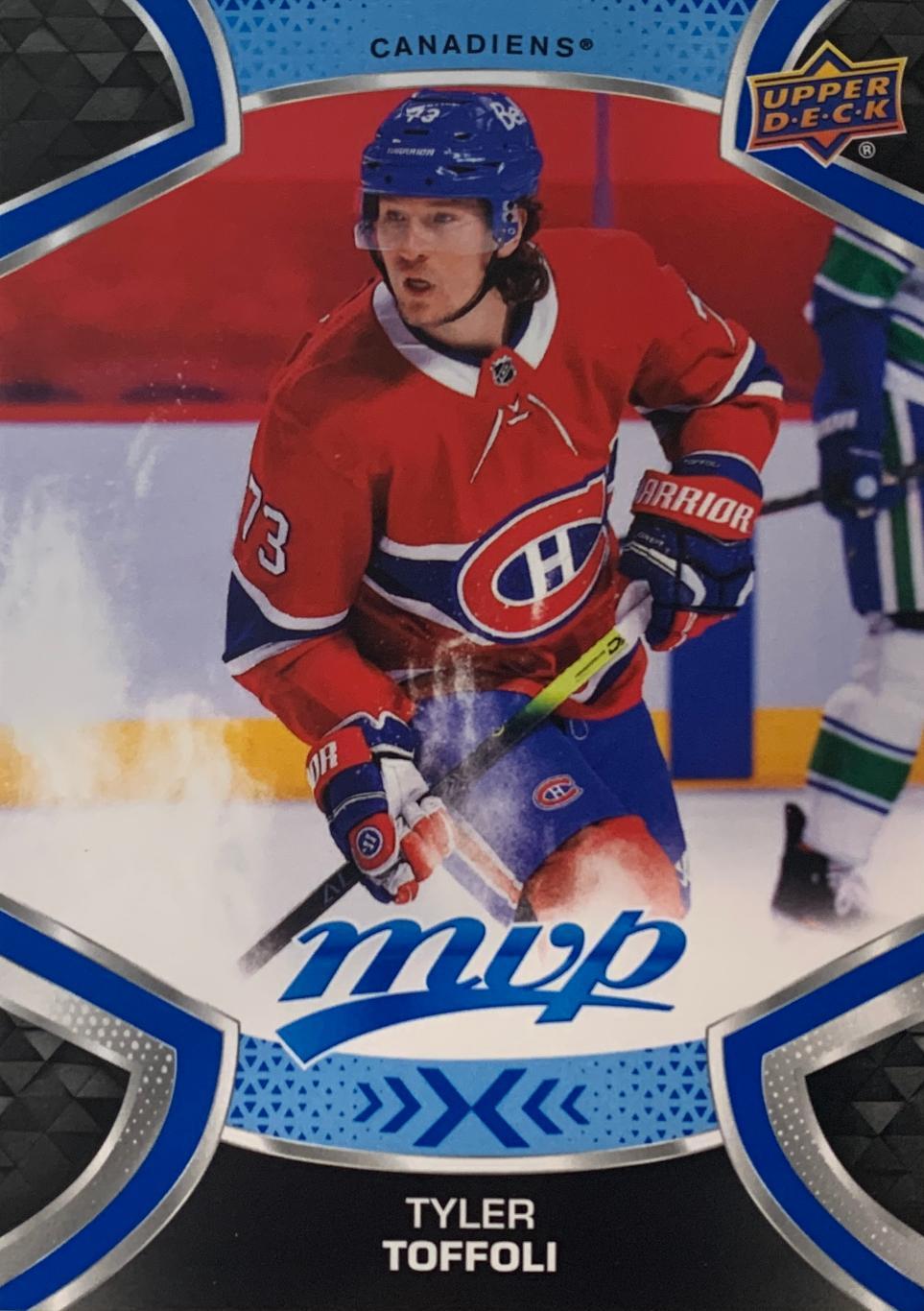 Хоккей Карточка Tyler Toffoli-Тайлер Тоффоли Montreal Canadiens-Монреаль НХЛ/NHL