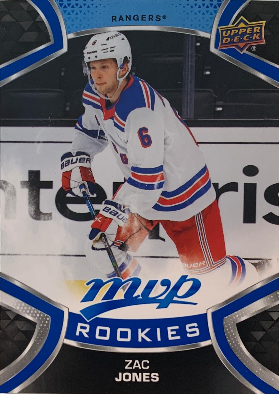 Хоккей. Карточка Zac Jones - Зак Джонс New York Rangers - Рейнджерс НХЛ/NHL