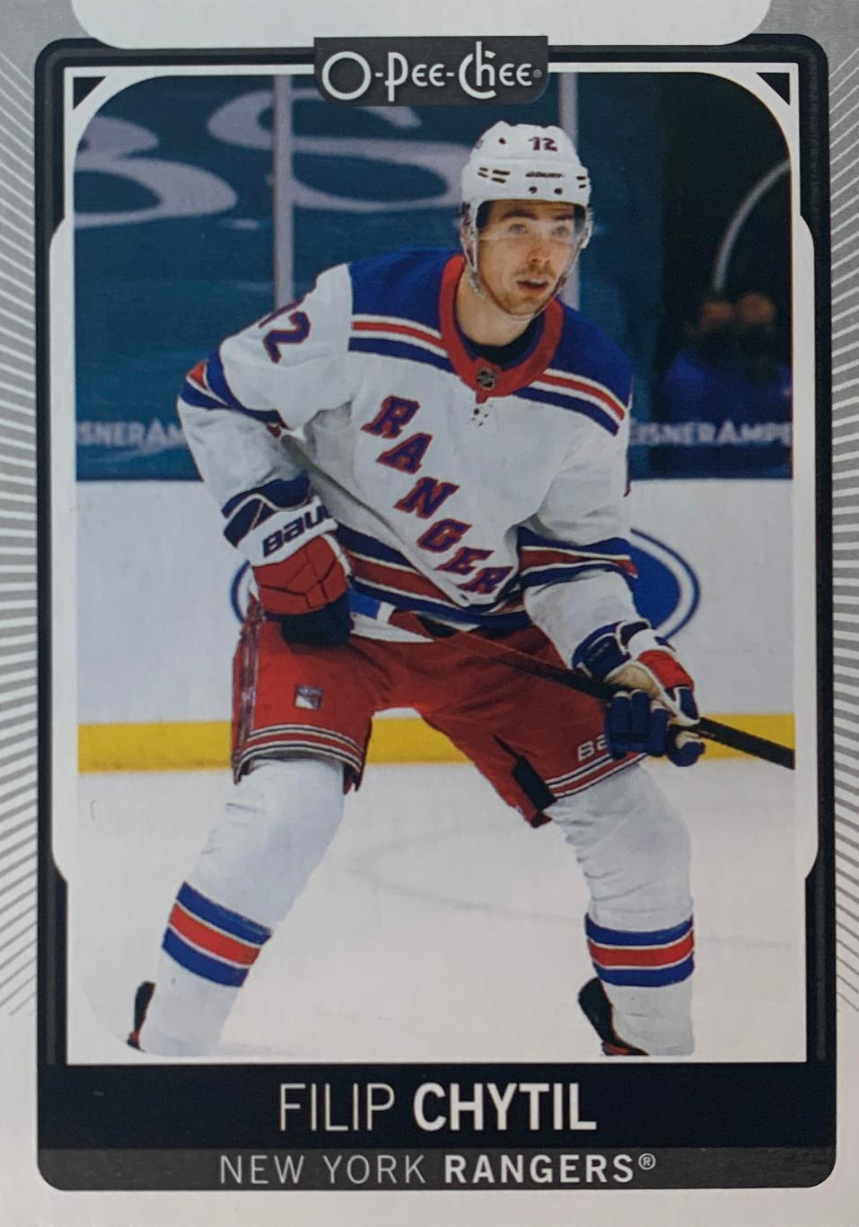 Хоккей. Карточка Filip Chytil - Филип Хытил New York Rangers - Рейнджерс НХЛ/NHL