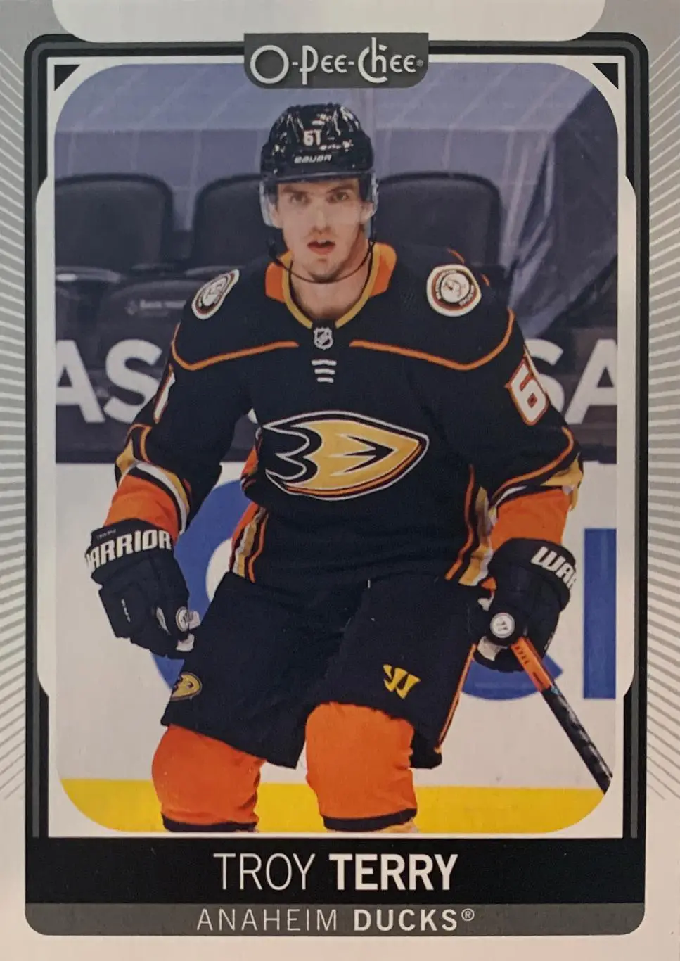 Хоккей. Карточка Troy Terry - Трой Терри (Anaheim Ducks - Анахайм Дакс) НХЛ/NHL