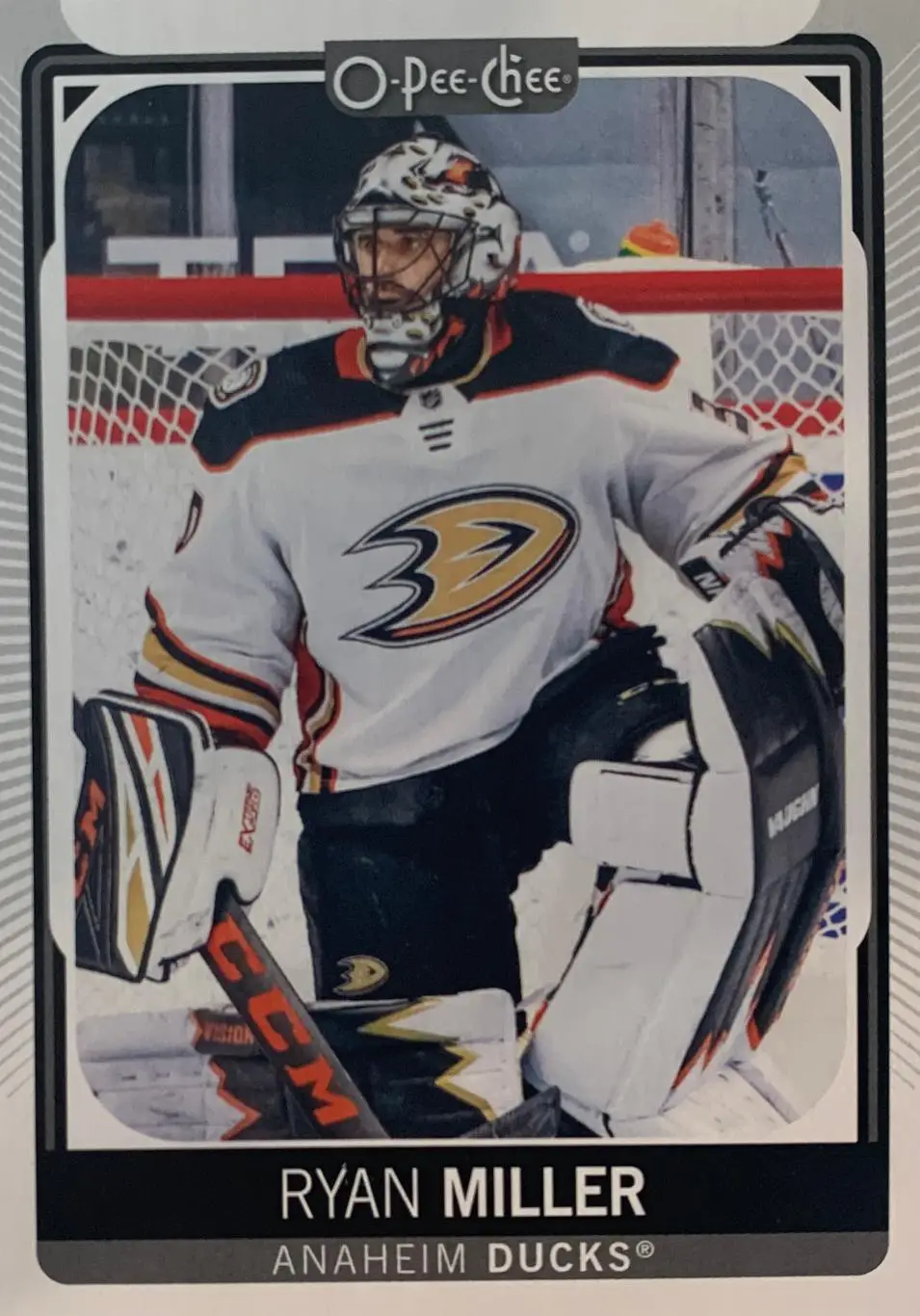 Хоккей. Карточка Ryan Miller - Райан Миллер Anaheim Ducks - Анахайм Дакс НХЛ/NHL