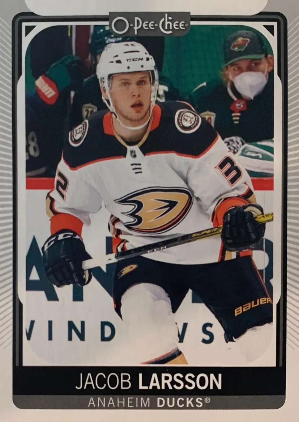 Хоккей. Карточка Jacob Larsson-Якоб Ларссон Anaheim Ducks - Анахайм Дакс НХЛ/NHL