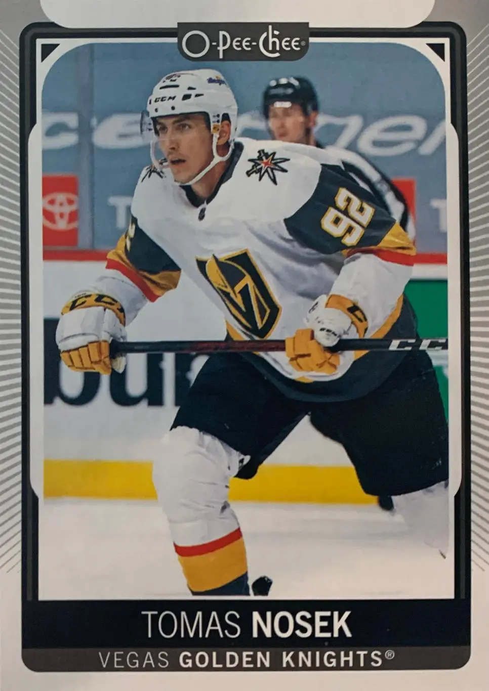 Хоккей. Карточка Tomas Nosek - Томаш Носек Vegas Golden Knights - Вегас НХЛ/NHL