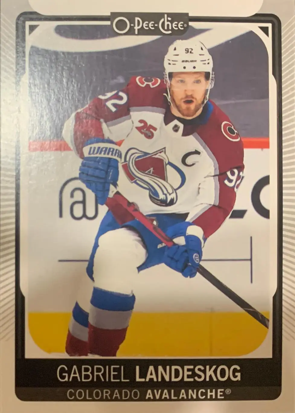 Хоккей. Карточка Gabriel Landeskog-Габриэль Ландескуг Colorado Avalanche НХЛ/NHL