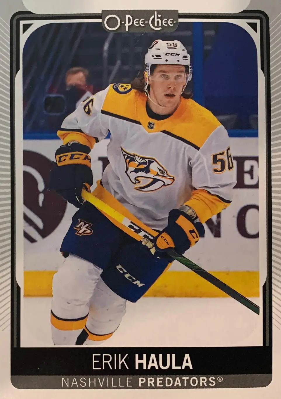 Хоккей. Карточка Erik Haula - Эрик Хаула (Nashville Predators - Нэшвилл) НХЛ/NHL