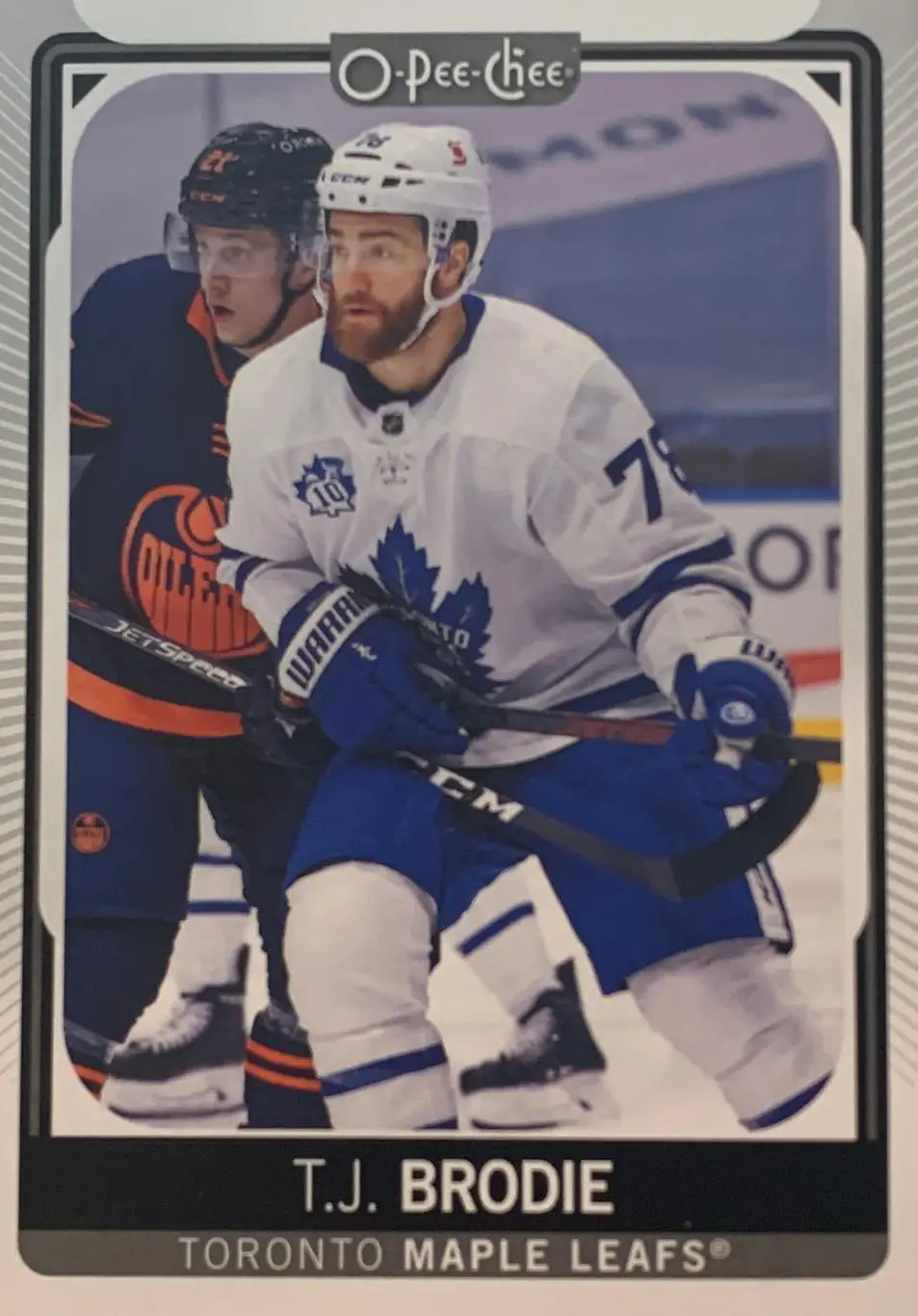 Хоккей. Карточка T.J. Brodie-Ти Джей Броди Toronto Maple Leafs - Торонто НХЛ/NHL