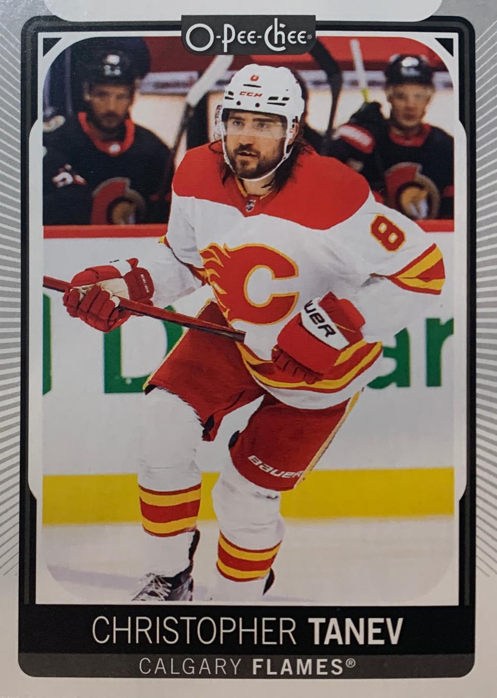 Хоккей Карточка Christopher Tanev-Кристофер Танев Calgary Flames-Калгари НХЛ/NHL