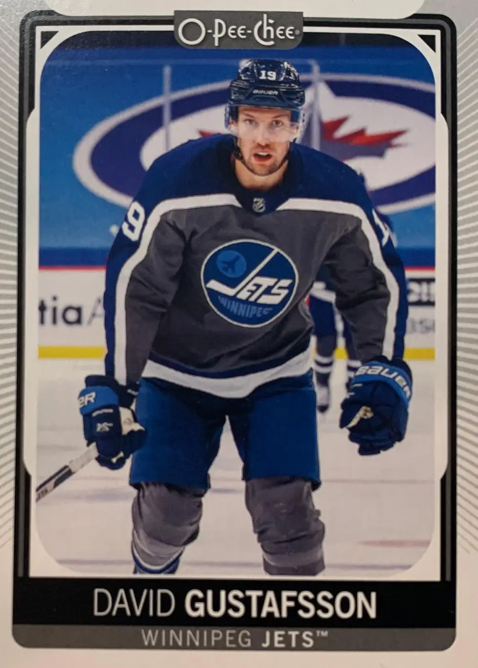 Карточка David Gustafsson-Давид Густафссон Winnipeg Jets -Виннипег Джетс НХЛ/NHL