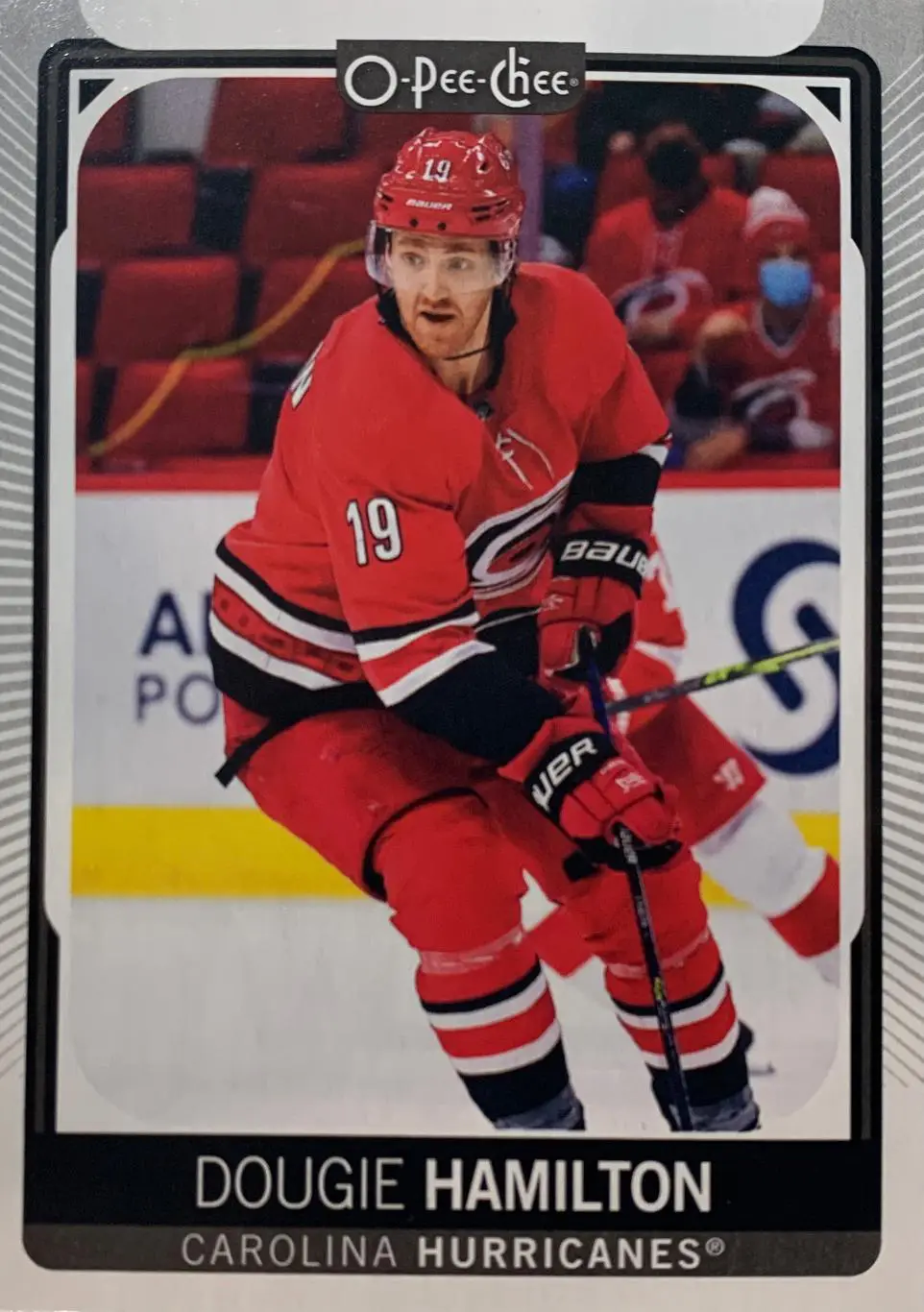 Хоккей. Карточка Dougie Hamilton - Дуги Хэмилтон Carolina Hurricanes НХЛ/NHL