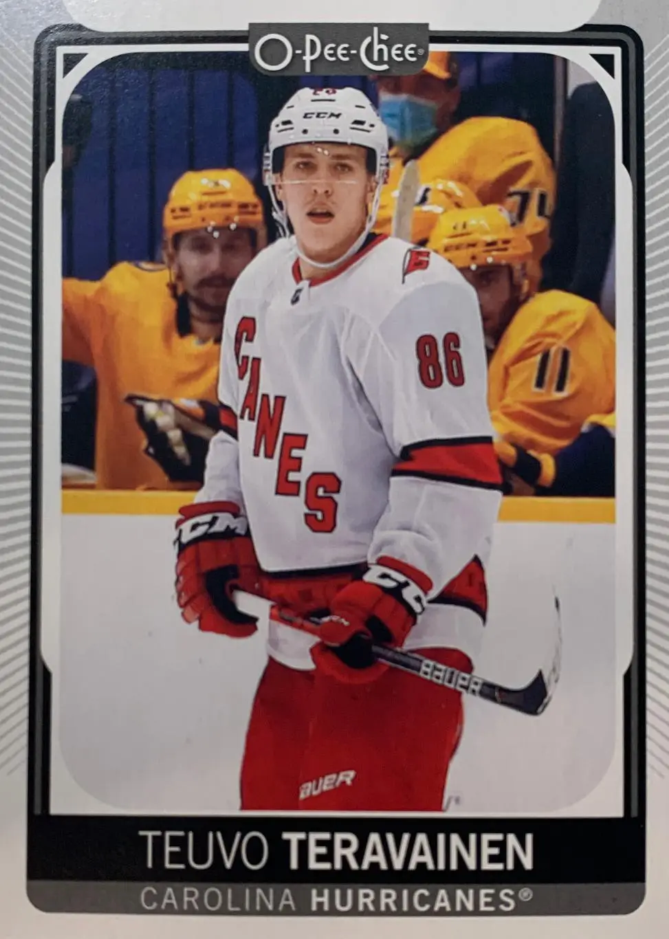 Хоккей. Карточка Teuvo Teravainen-Теуво Терявяйнен (Carolina Hurricanes) НХЛ/NHL