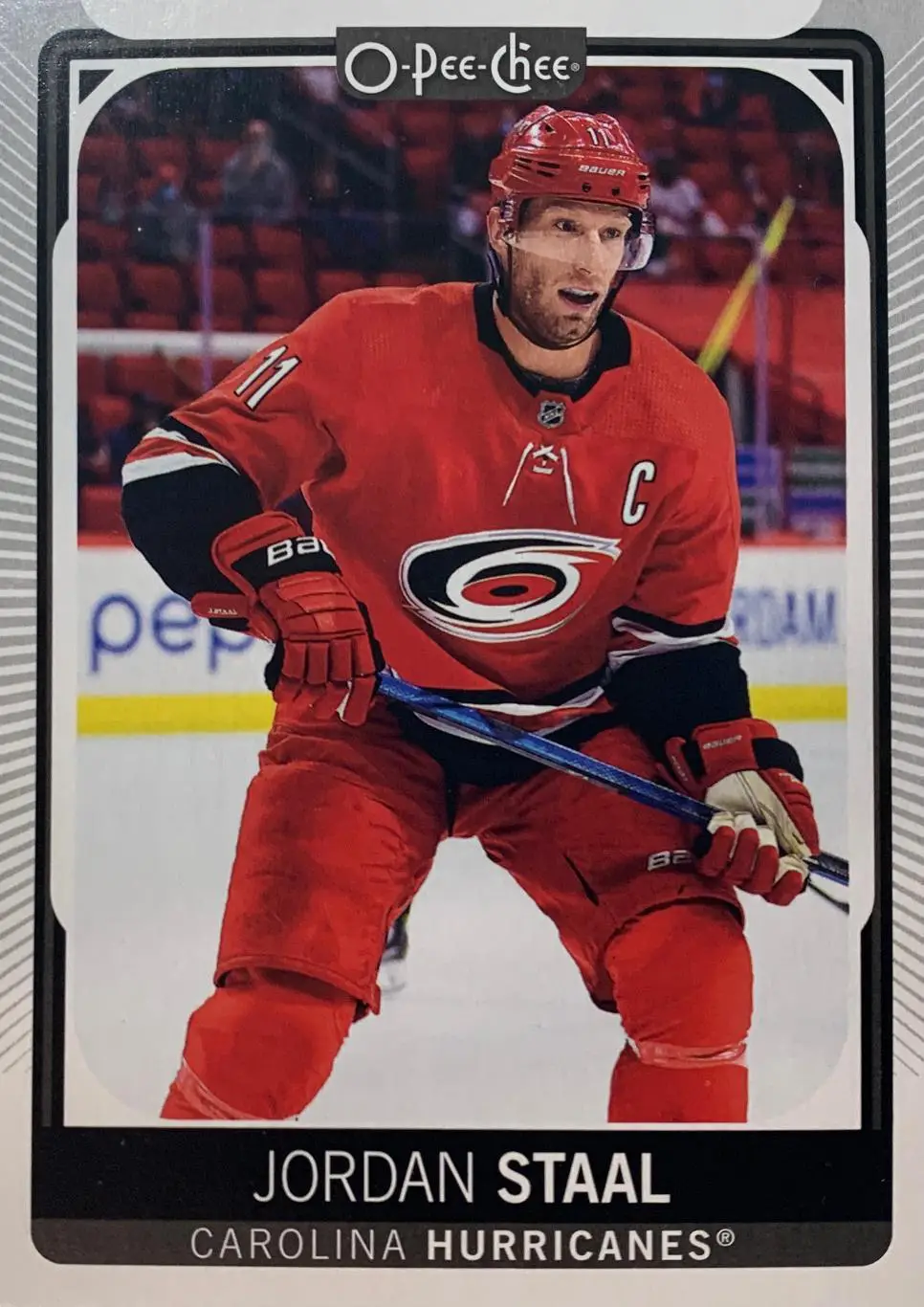 Хоккей. Карточка Jordan Staal-Джордан Стаал Carolina Hurricanes-Каролина НХЛ/NHL