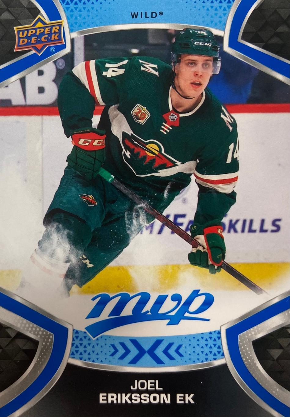 Хоккей Карточка Joel Eriksson Ek-Юэль Эрикссон Эк Minnesota Wild НХЛ/NHL 2020-21