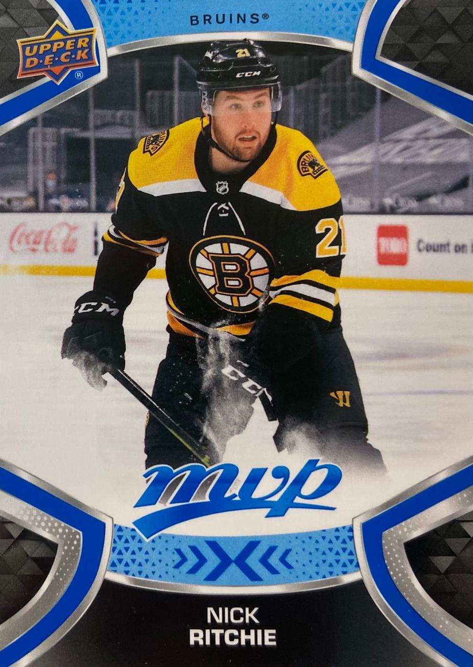 Хоккей. Карточка Nick Ritchie - Ник Ричи Boston Bruins/Бостон НХЛ/NHL