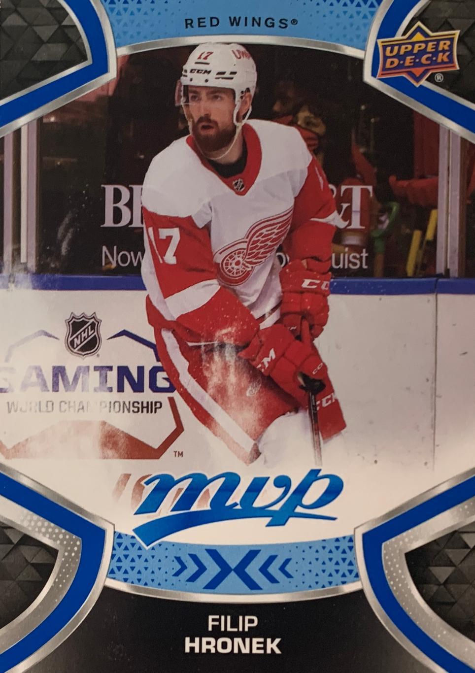Хоккей. Карточка Filip Hronek - Филип Гронек Detroit Red Wings/Детройт НХЛ/NHL