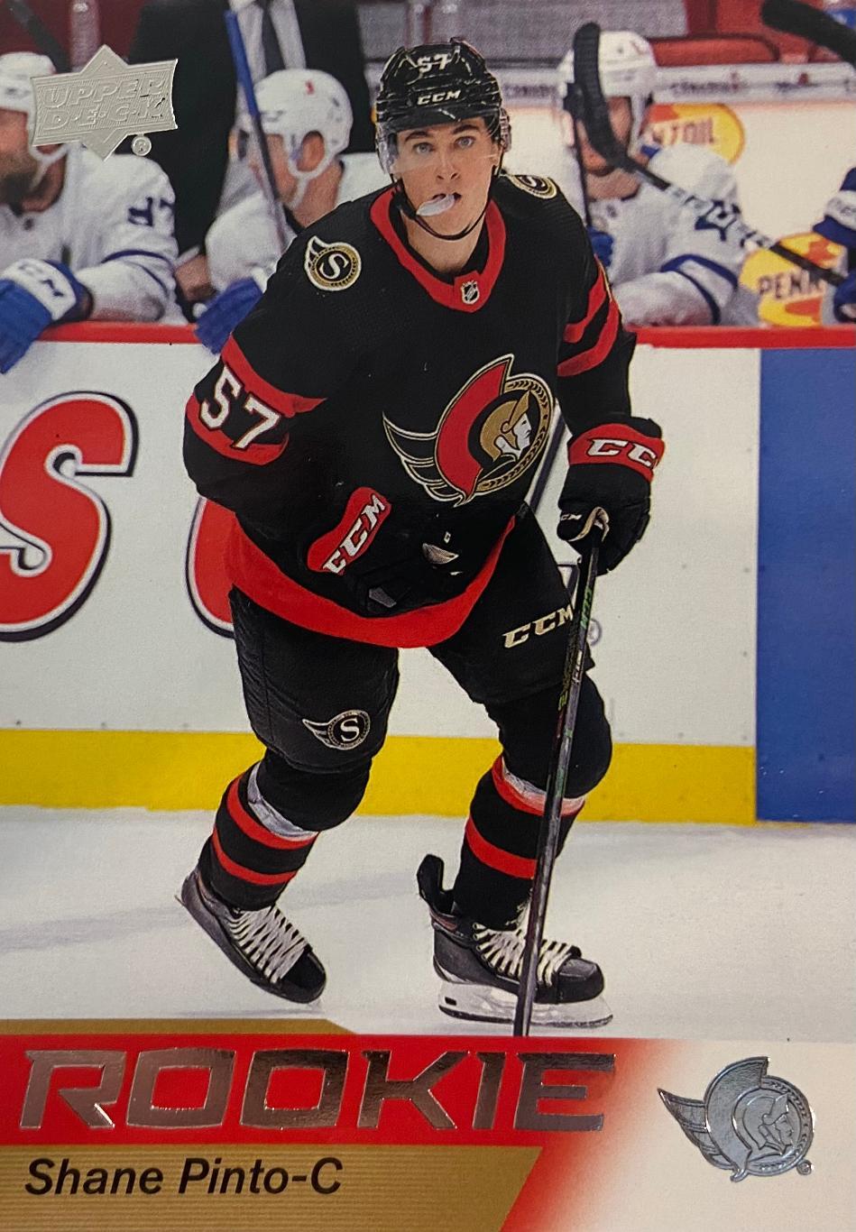 Хоккей. Карточка Shane Pinto - Шейн Пинто Ottawa Senators - Оттава НХЛ/NHL