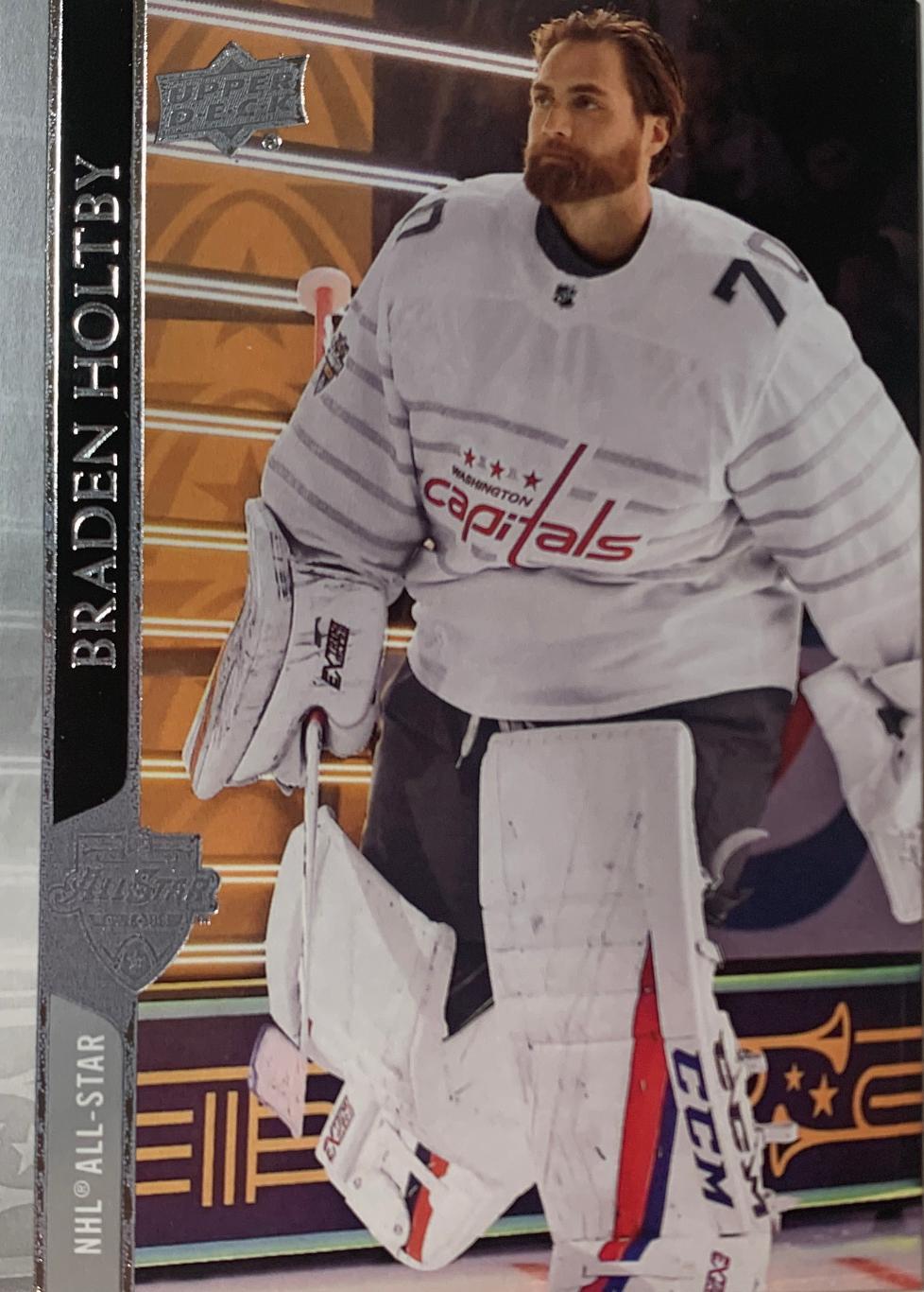 Хоккей. Карточка Braden Holtby - Брэйден Холтби (Washington Capitals) НХЛ/NHL
