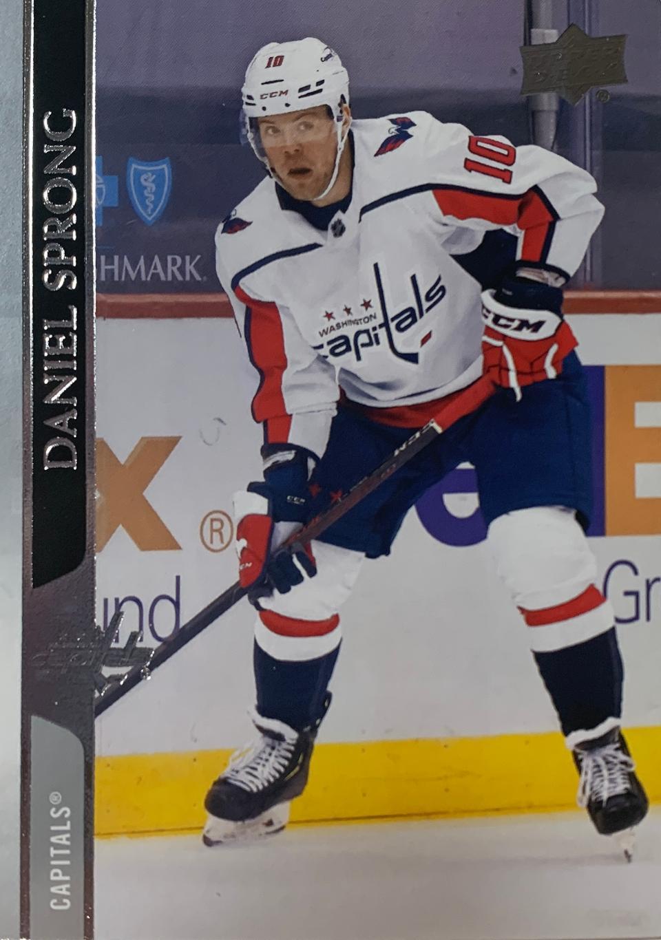 Хоккей. Карточка Daniel Sprong - Даниэль Спронг (Washington Capitals) НХЛ/NHL