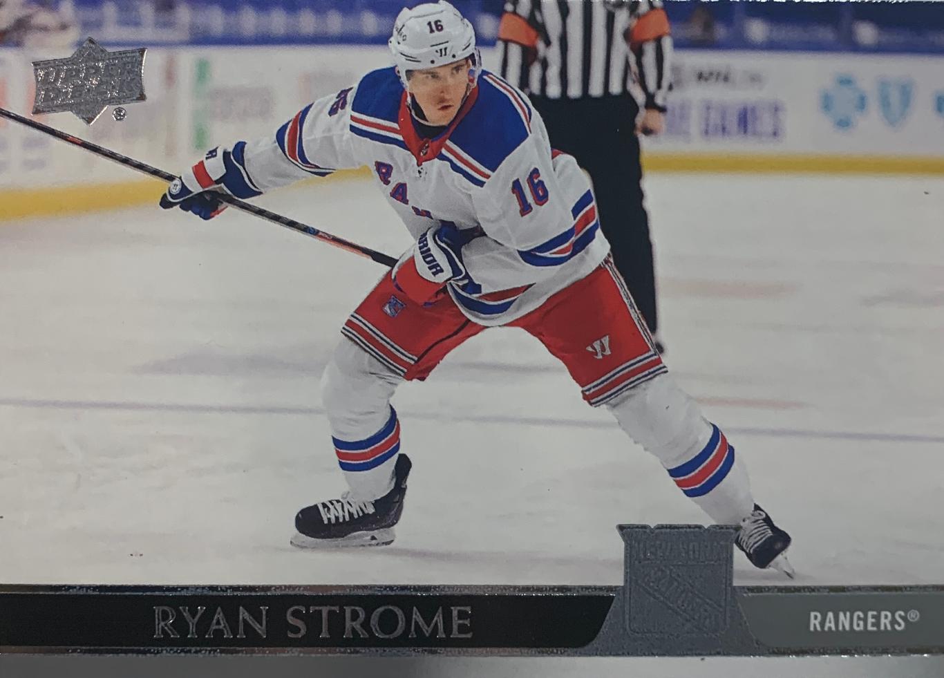 Хоккей. Карточка Ryan Strome - Райан Строум New York Rangers - Рейнджерс НХЛ/NHL
