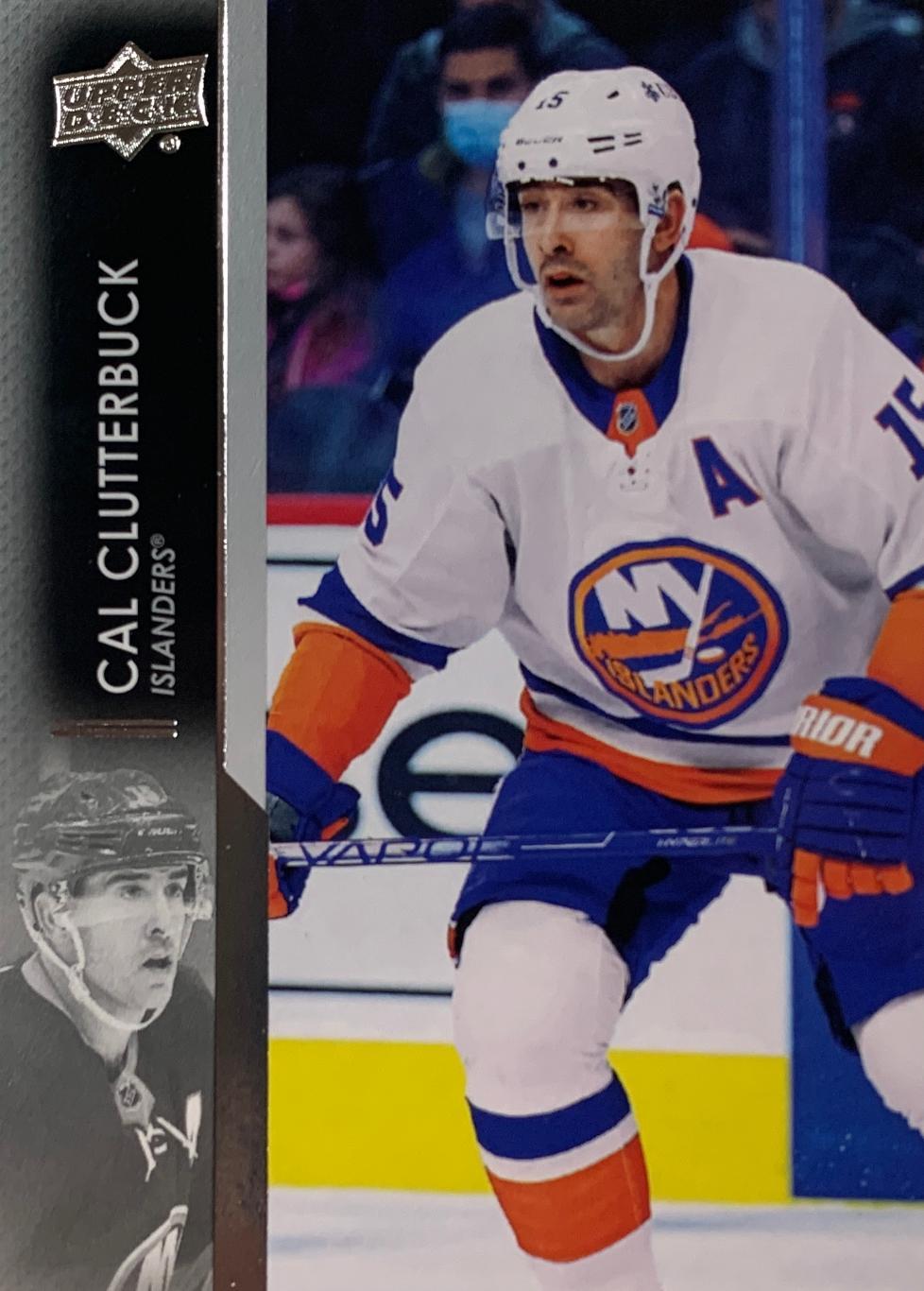 Хоккей. Карточка Cal Clutterbuck - Кэл Клаттербак - New York Islanders НХЛ/NHL